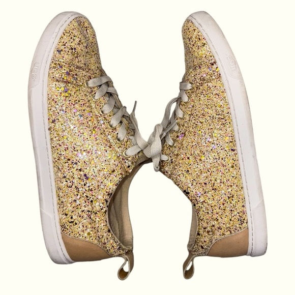 UGG KARINE CHUNKY GLITTER GOLD MULTI SHOES Women’s 10 - Picture 4 of 15